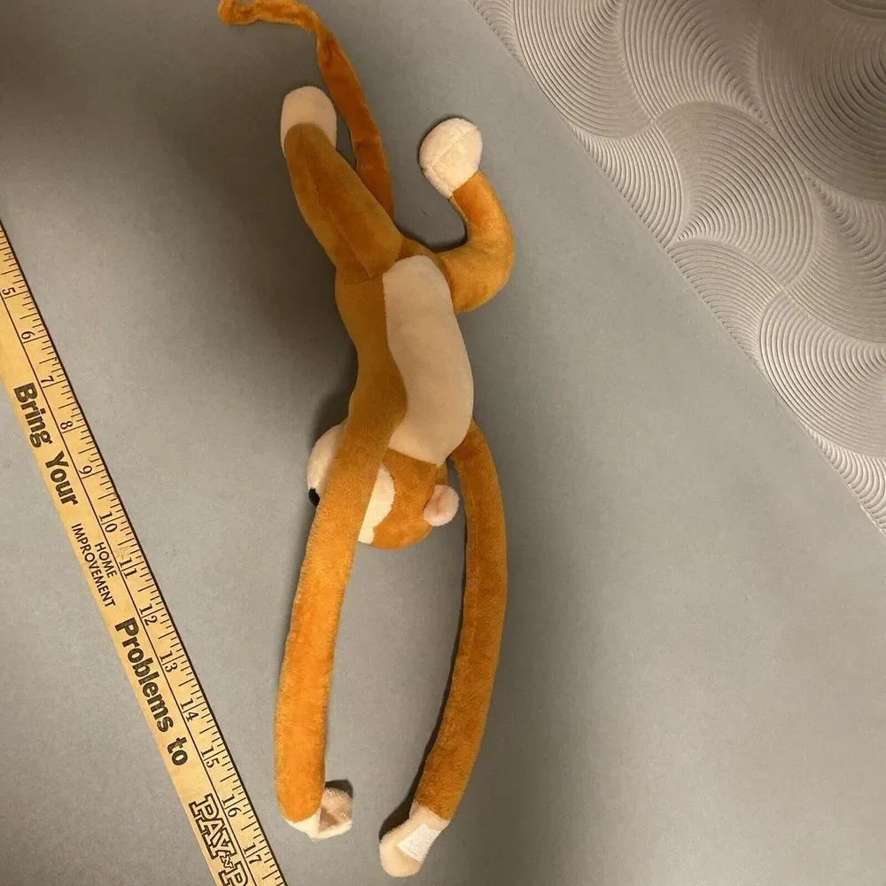Hanging‎ Hugger Monkey Plush Animal Stuffed Animal Long Arms 19